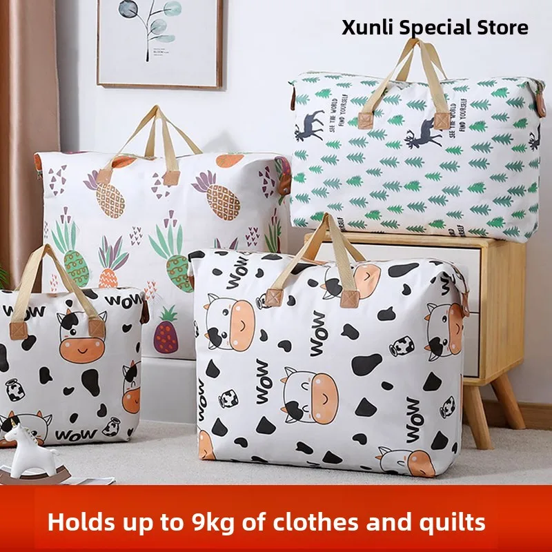 canvas-moving-packing-bag-handheld-canvas-bag-for-students-and-kindergarten-cotton-quilt-storage-bag-travel-bag-with-rod