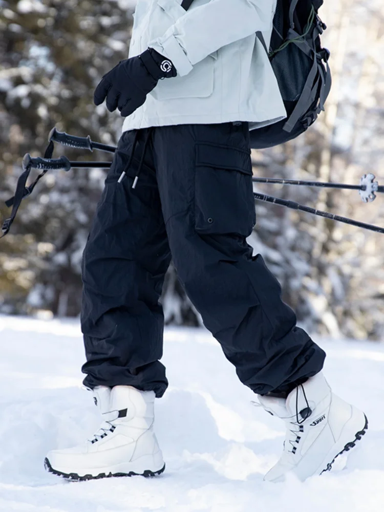 

Мужские зимние утепленные брюки для сноубординга 2024 New Sle Polar Region -40 Deees, устойчивые к холоду, для работы на открытом воздухе