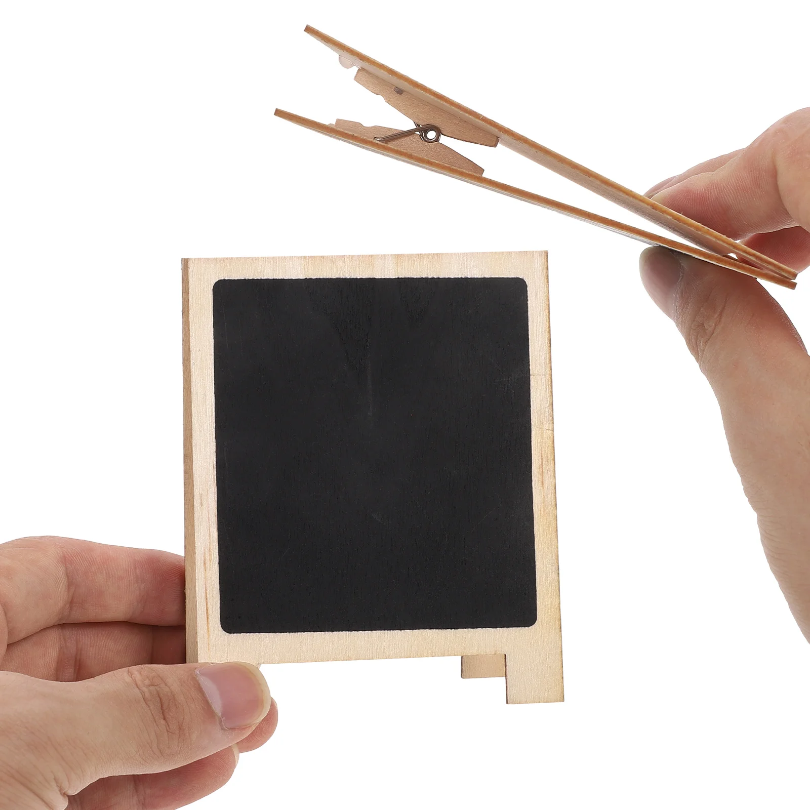 

3pcs Mini Desktop Memo Lightweight Portable Message Blackboard For Home Bar Wedding Party Use Small Erasable Chalk Table