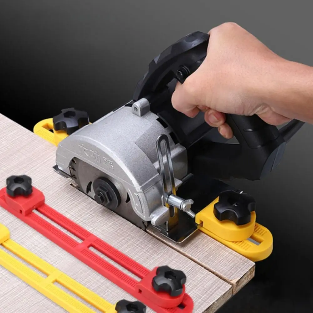 

ABS Cutting Machine Base Precision Accessories Milling Positioning Clamps Red Yellow Quick Positioning Guide Bracket Woodworking
