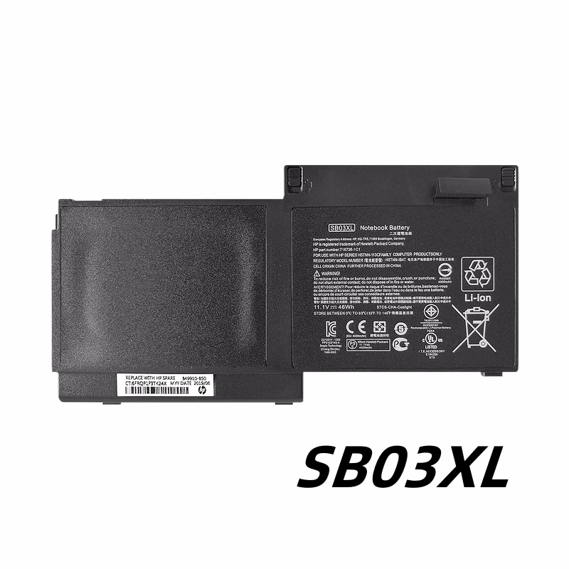 

SB03XL Laptop Battery For HP EliteBook 820 720 725 G1 G2 HSTNN-IB4T HSTNN-l13C HSTNN-LB4T SB03046XL 717378-001 E7U25AA