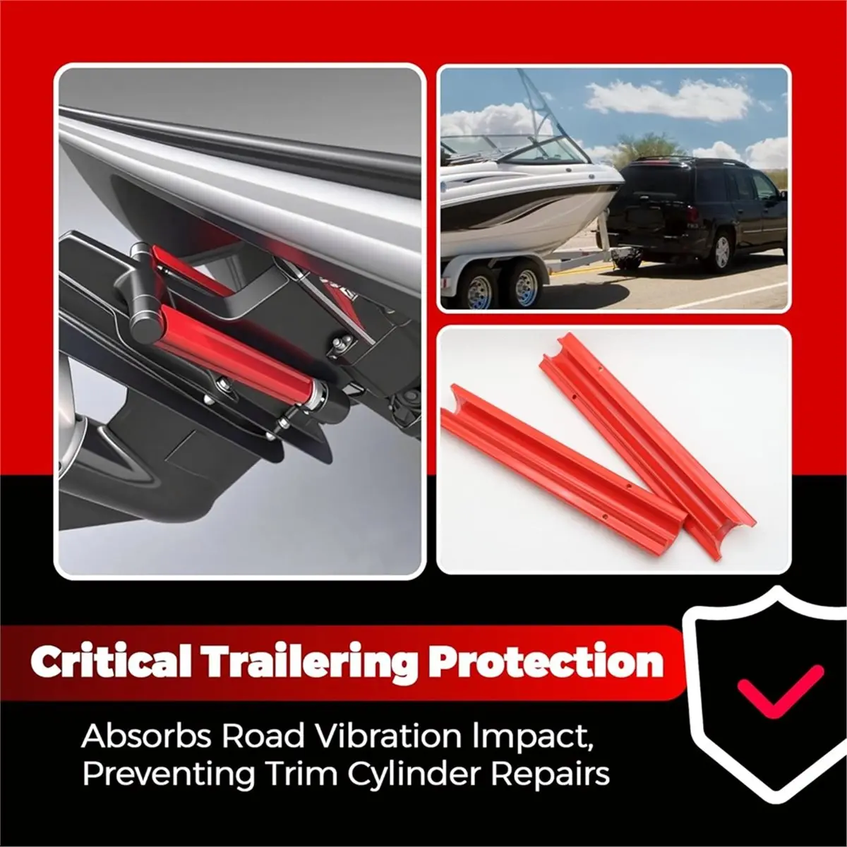 

2 шт. зажимы для прицепа цилиндра с кормовым приводом 817019A2 для опоры прицепа для лодок морского класса для Mercury/