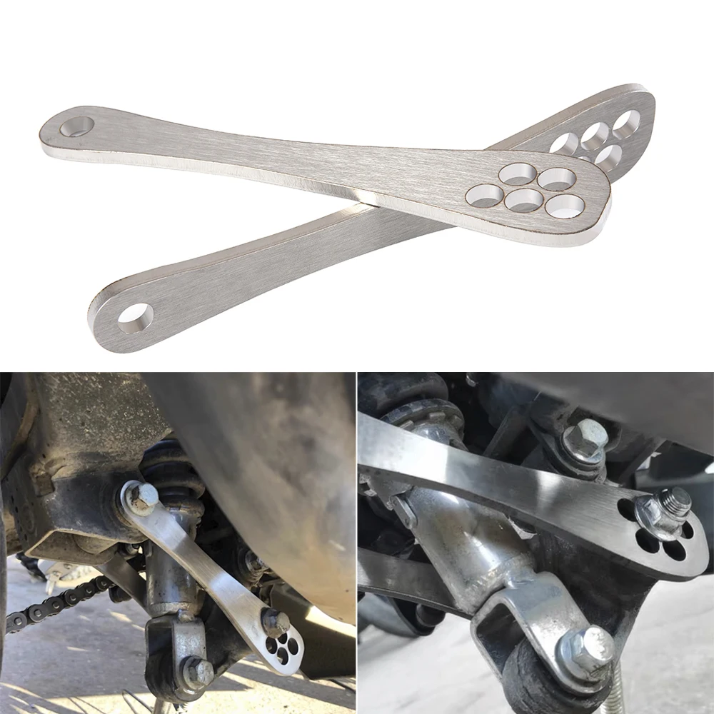

Motorcycle Silver Linkage Lowering Link Kit Rear Suspension Drop For Honda NSS750 XADV750 NSS XADV 750 2019 2020