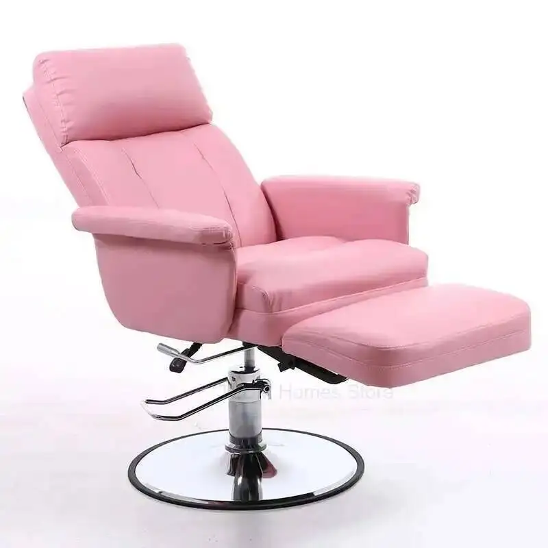 

Extension Hydraulic Chair Lift Manicure Tattoo Eyelash Modern Beauty Chair Comfortable Sofa Chair Flat Reclining Barber Chairs
