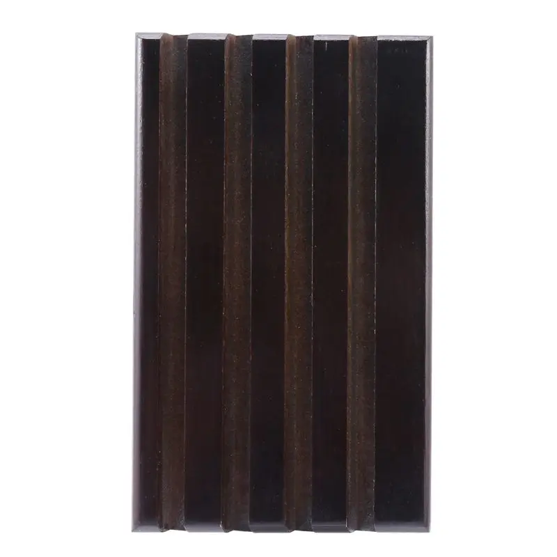 AT21-3X Challenge Coin Display Stand Rack Coin Holder 4-Row Torched Wood Challenge Coin Display Holder Stand