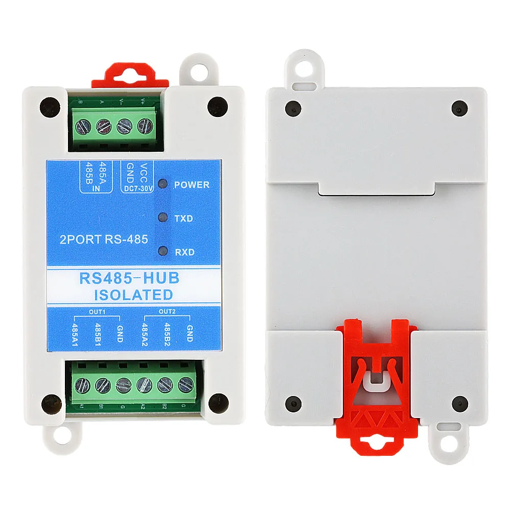 Moduł wzmacniaczy RS485 Sprzęgło magnetyczne Izolowany 1-portowy koncentrator RS485 do 2, 4, 8-portowy koncentrator RS485 Przeciwzakłóceniowy — zdjęcie produktu 5