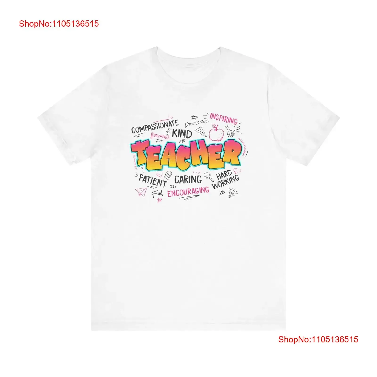 

Teacher T Shirt vintage Washed Comfortable Stylish Breathable designer clothes Casual Versatile Unisex Slightly Soft graphic