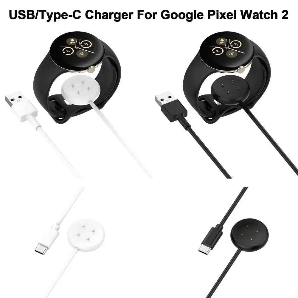 For Google Pixel Watch 2 Charging Cable Magnetic USB Type C Charger Cord Adapter Power Dock For Google Pixel Watch 2 Accessories