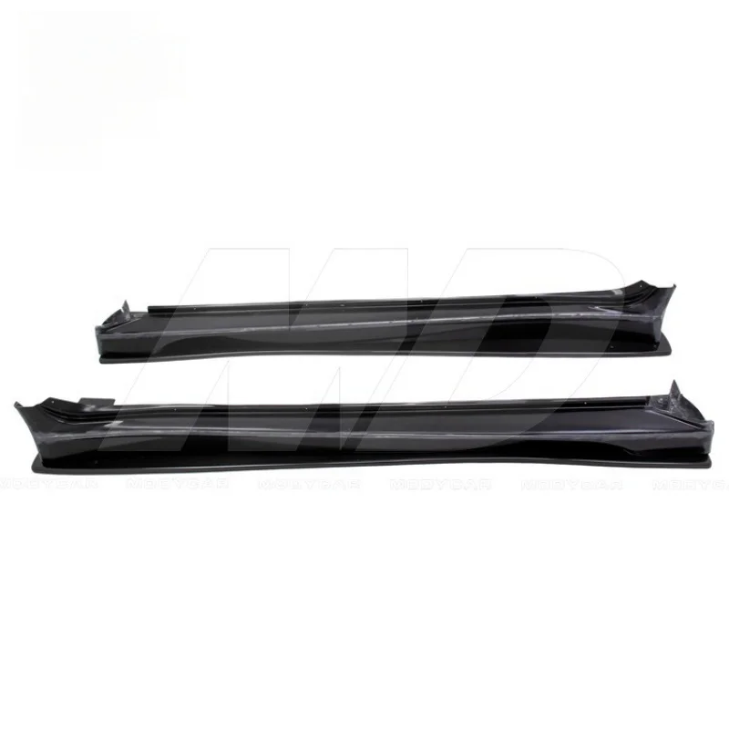 

for Mitsubishi Evolution Evo 2008-2015 10 Vrs Style Half Carbon Fiber Wide Side Skirts and Underboard