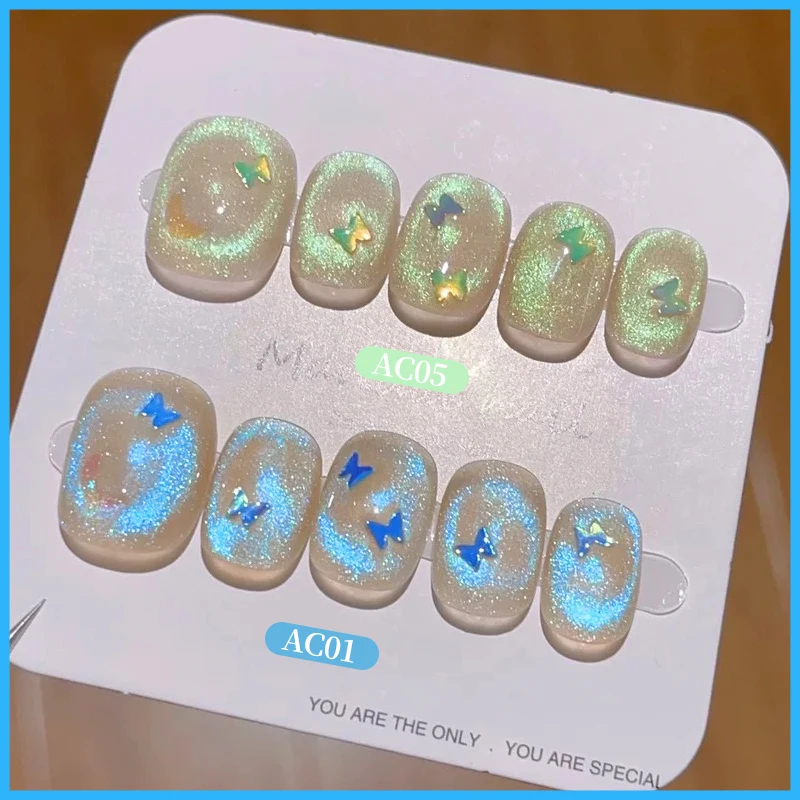 BORN PRETTY 10ml Auroras Blue Cat Magnetic Gel Nail Polish Nail Supplies Vernis Semi Permanent Gel for Spring Summer Nails DIY