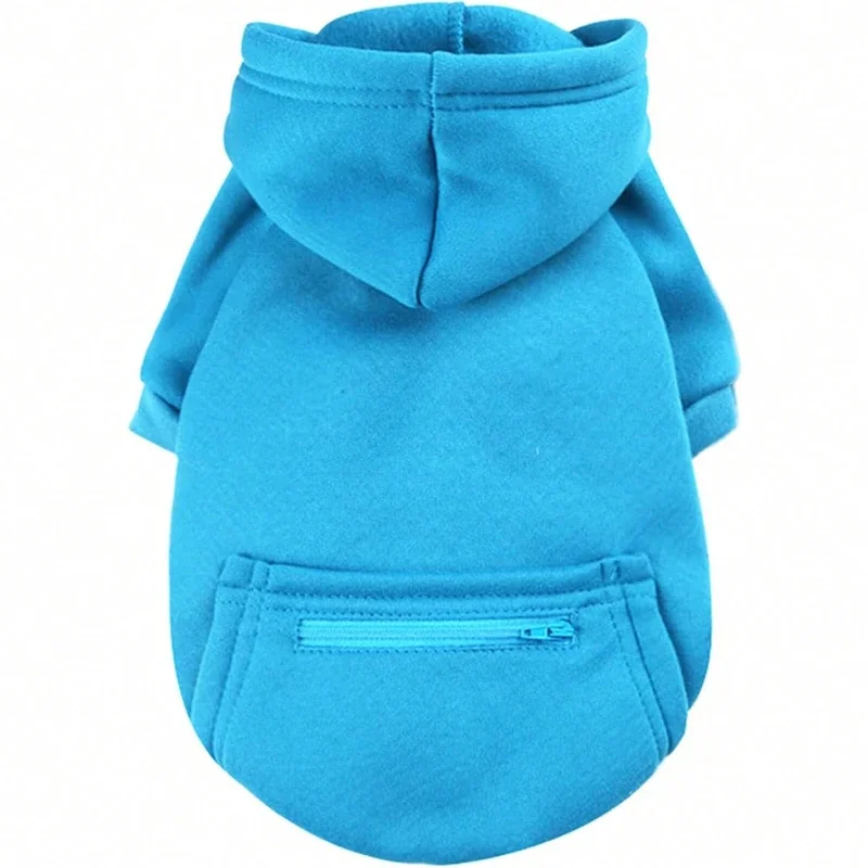 1 Piece Winter Hoodie With Pocket Puppy Warm Clothes Chihuahua Coat Clothes