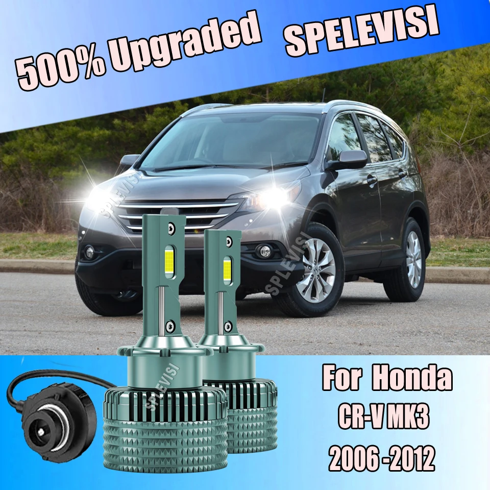 

2 шт. светодиодные лампы для фар D2S, автомобильные лампы 12 В 85122 66240 66040 для Honda CR-V MK3 2006 2007 2008 2009 2010 2011 2012