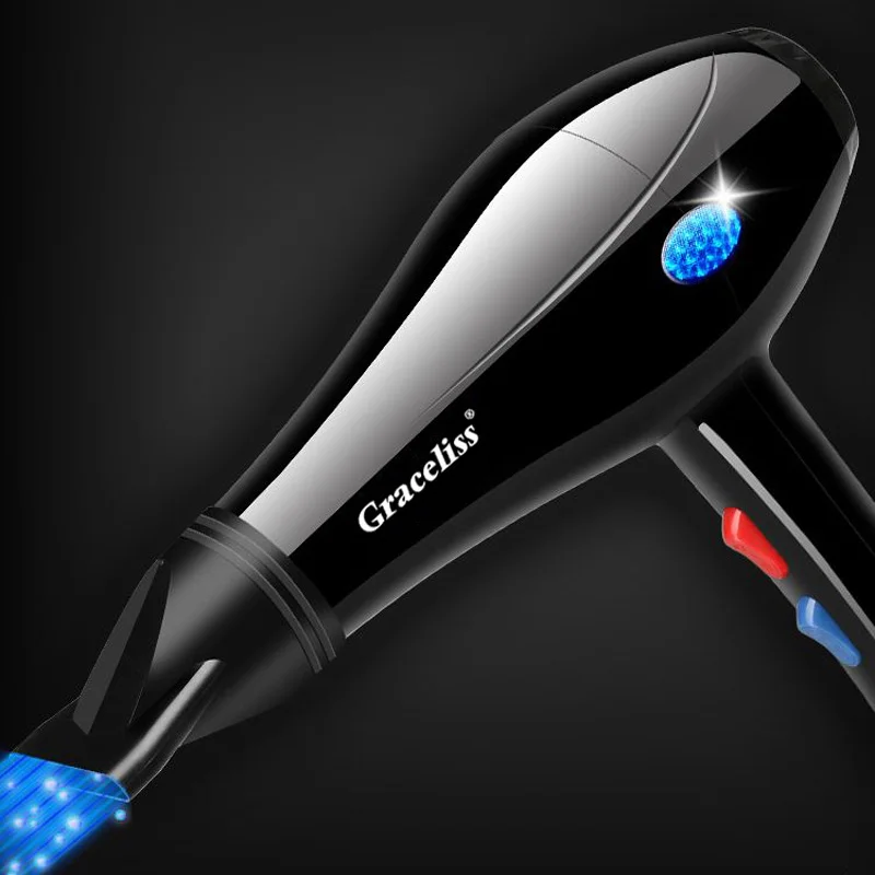 220 В с вилкой европейского стандарта, 1800 Вт, фен с горячим и холодным ветром, фен, инструменты для укладки волос для салонов и домашнего использования