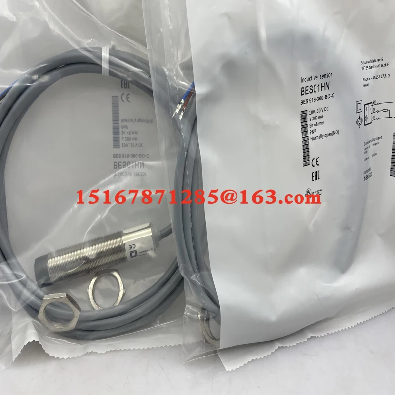 Novo Sensor Interruptor De Proximidade, BES 516-360-G-S4-H, BES01HW