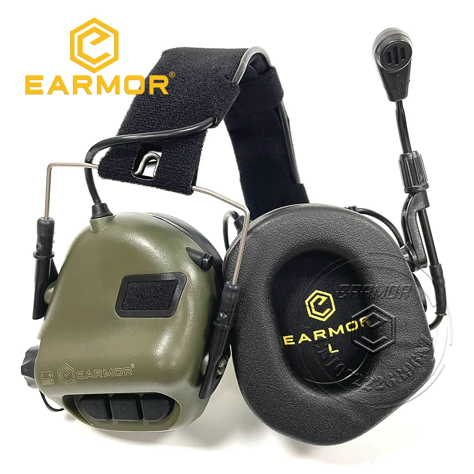 OPSMEN Earmor Airsoftsports Tactical M32 Noise Canceling Headphones Aviation Communication Softair Earphones Shooting