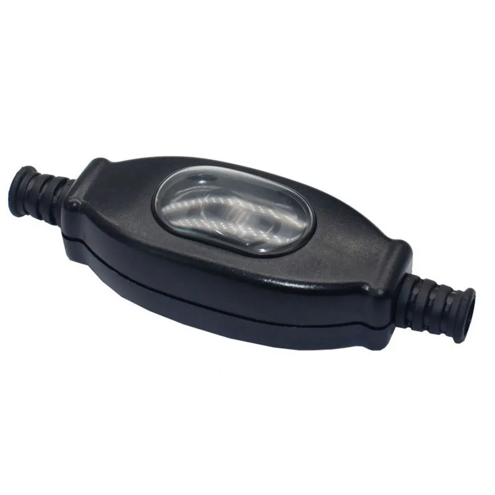 1Pcs 204 IP65 Waterproof Dustproof In-line Switch High Working Power ON-OFF Push Button 3A 250V