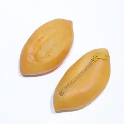Lightweight Change Holder Avocado Shape Coin Purse with Zipper Closure Portable Handbag for Party Street Dating Travel