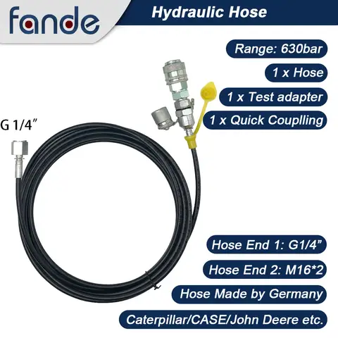 Giunti per escavatore Caterpillar con tubo idraulico FANDE 63MPa G1/4'' Connessione Komatsu PC200