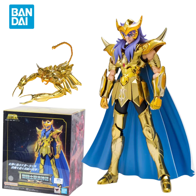 

Bandai Genuine Saint Seiya Anime Figure Saint Cloth Myth EX Scorpius Milo REVIVAL Action Figure Toys for Kids Gift Collectible