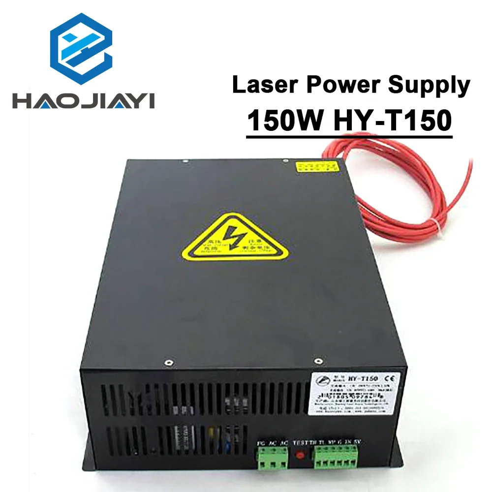 

HAOJIAYI 150W CO2 Laser Power Supply for CO2 Laser Engraving Cutting Machine HY-T150 T / W Plus Series with Long Warranty