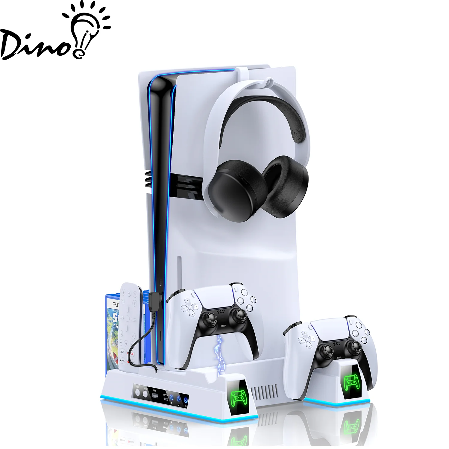 #10 Trending PS5 Vertical Stand With Fan Right Now