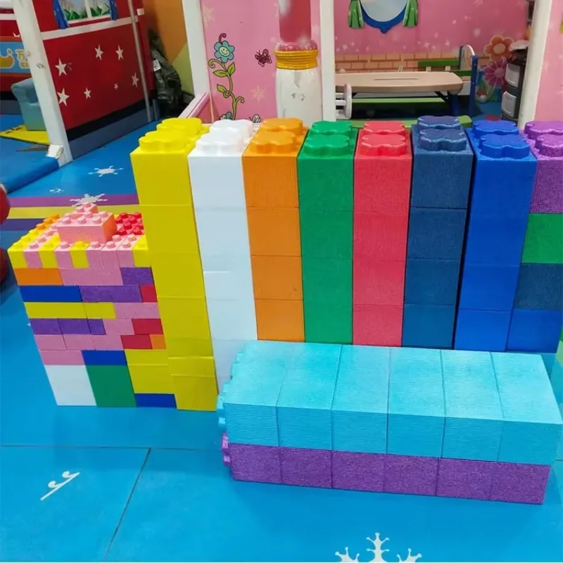 NEW Large Epp Building Block Playground Castle Indoor Children\'s Super Large Block Foam Building Block Fence Wall Playground