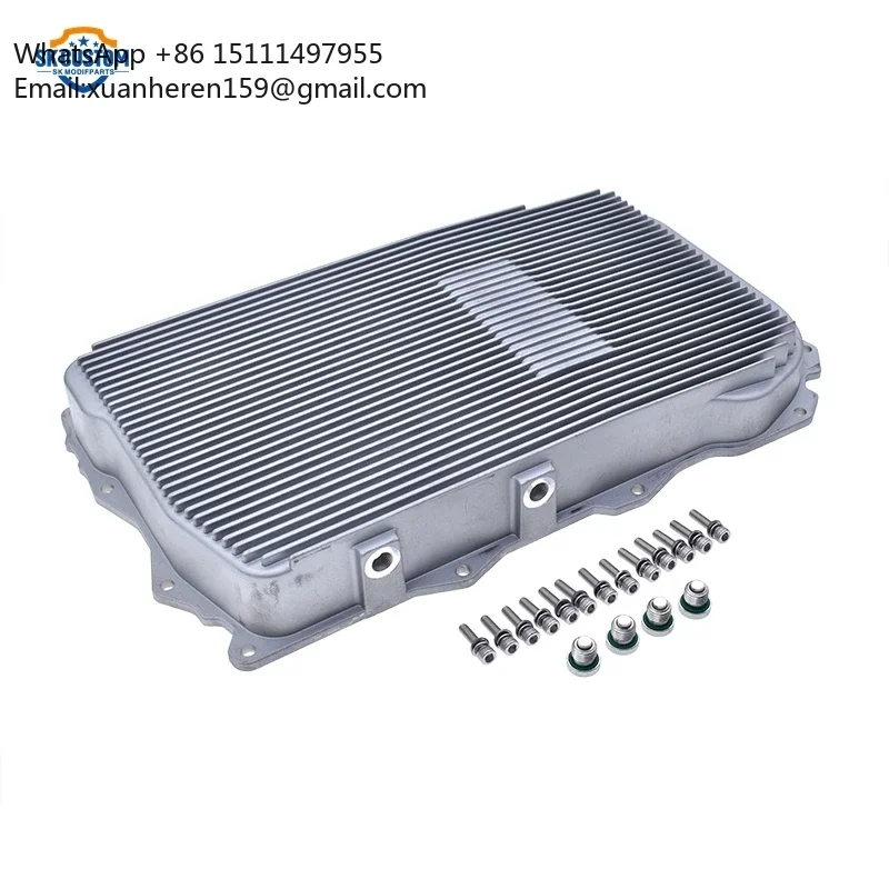 

Silver Aluminum ZF8HP45 Transmission Oil Pan for BMW F10 F18 F20 F21 F30 F31