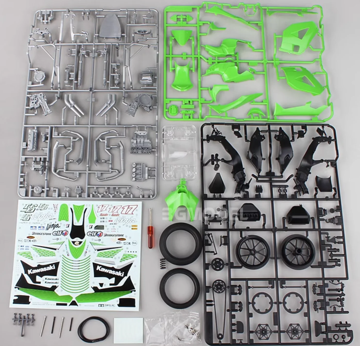 Tamiya 1/12 Ninja ZX-RR plastic motorcycle model kit new 14109