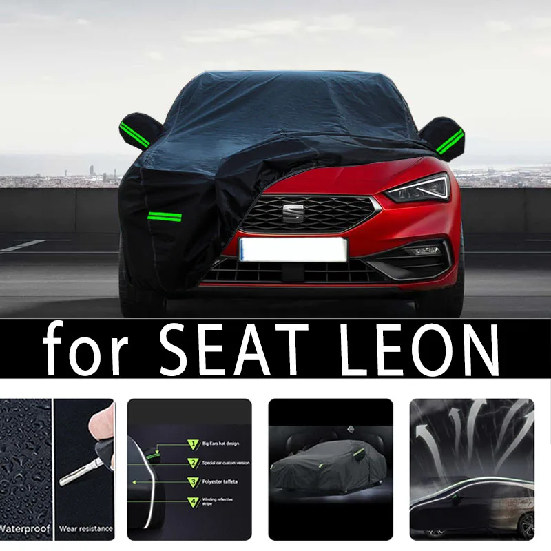 

Защитные чехлы для Seat leon предотвращают попадание на солнечный свет и охлаждение, предотвращают появление пыли и царапин