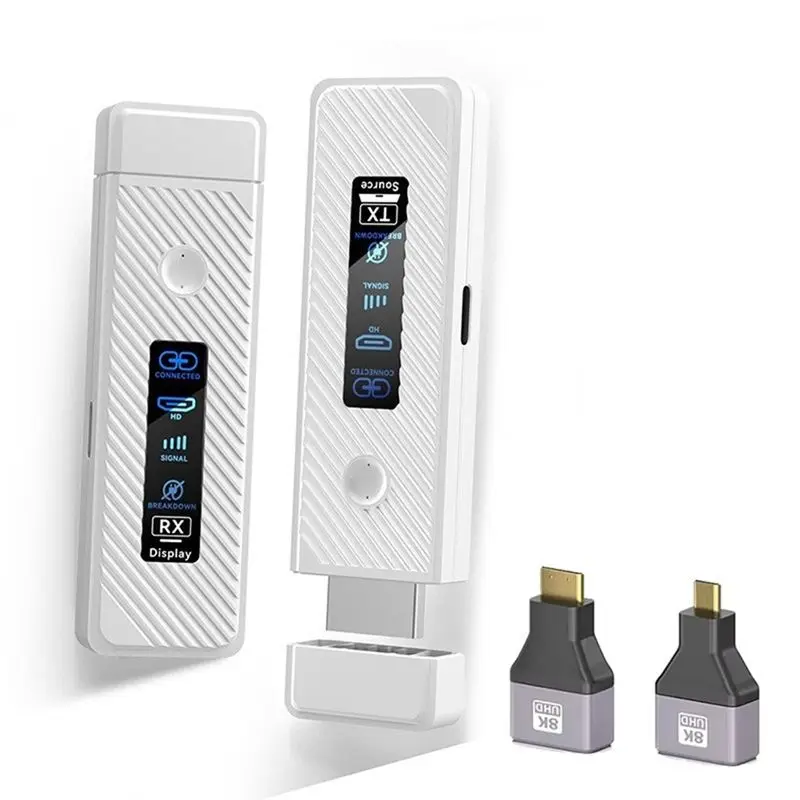 B27B Wireless -Compatible Transmitter And Receiver LED Display 1080P HD Extender 50M For PC Monitor Projector TV