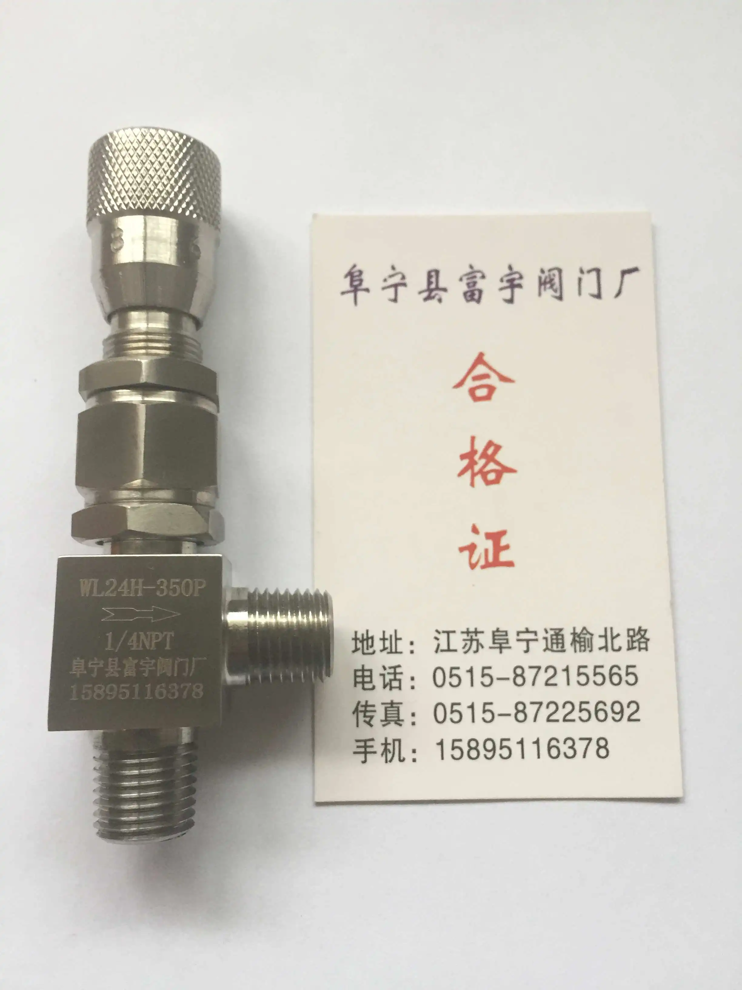 

2WL24H-260P 1/4NPT angle micro-control valve Chromatographic accessories