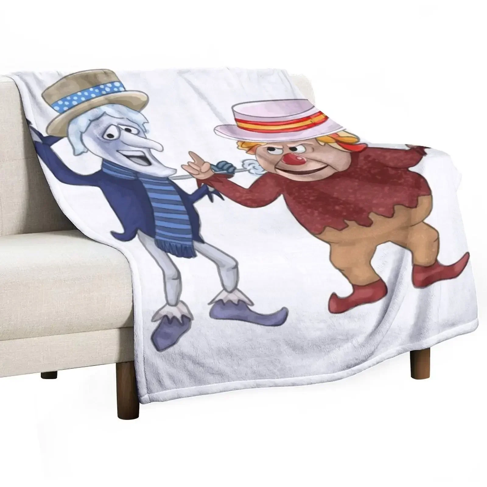 

Snow miser and heat miser Throw Blanket Sofa Throw warm for winter Soft Big Blankets