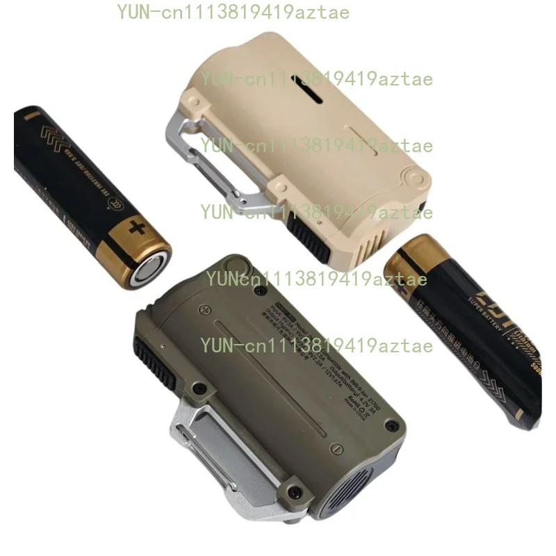 Mini Portable Outdoor Power Bank Case, 5000mAh Design, Replaceable Battery, Fast Charging Function, Battery Not Included