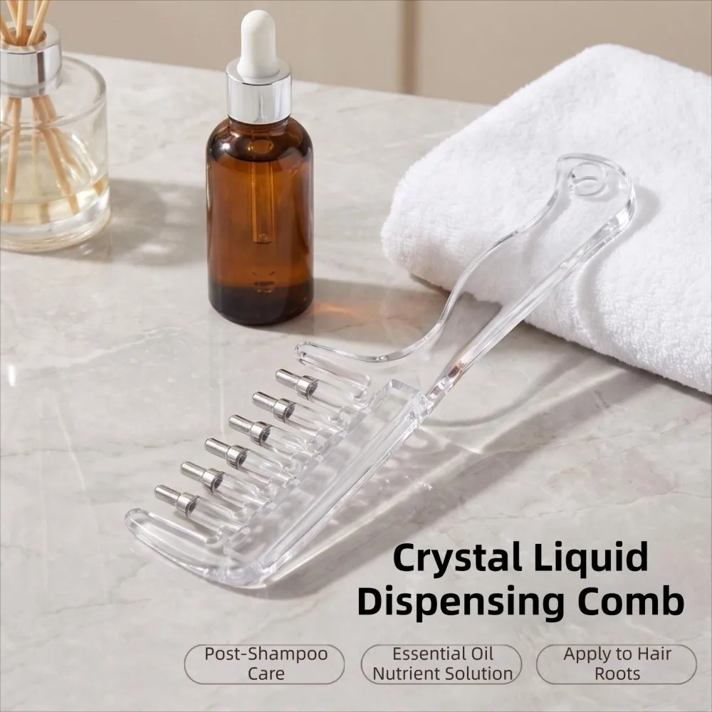 Multi-Function Mini Portable Head Applicator Anti-Frizz Hair Care Hair Firming Applicator Anti-Static Scalp Nourish