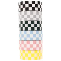 Of Grid Washi Tape Decorative Grid Washi Tape Scrapbooking Tape DIY Tape Colored Checkered Decorative Paper Tape