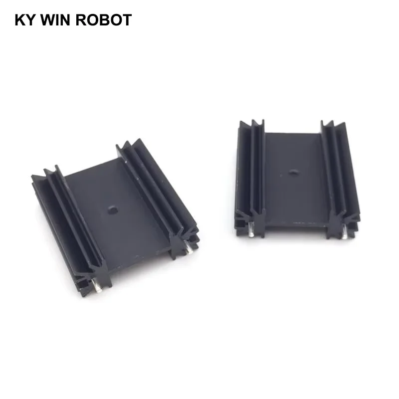 2 ピース/ロット TO-247 ヒートシンク/ヒートシンクオーディオ 38*34*12 ミリメートル冷却ブロックラジエーター/トランジスタヒートシンクブロック