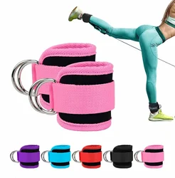 Fitness Ankle Strap for Cable Machines Padded Ankle Attachment for Leg and Glute Gym Ankle Cuff Booty Hip Kickbacks Exercises