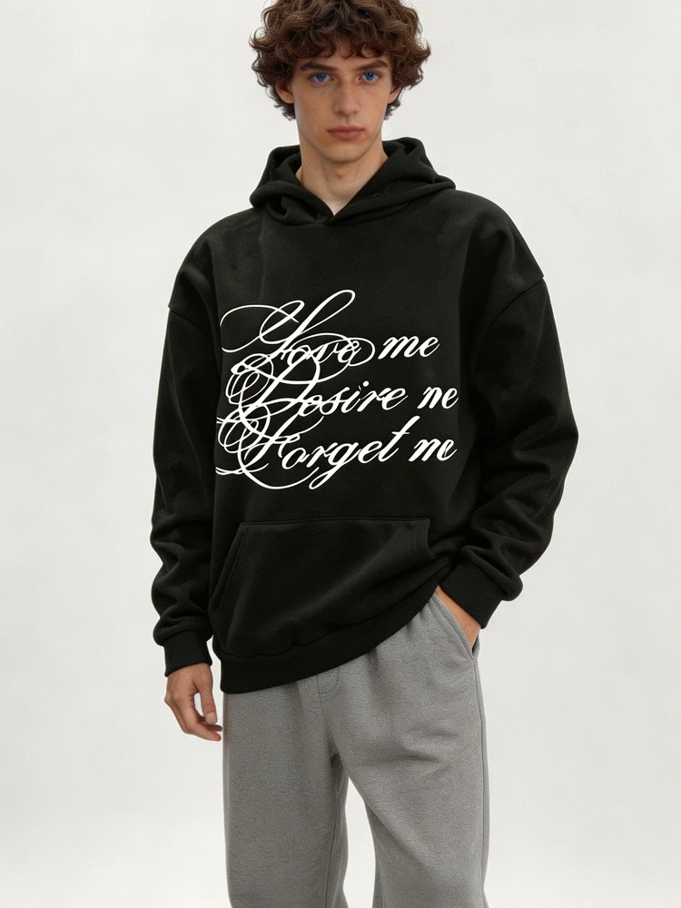 Herbst- und Winter-Punk-Y2K-Streetwear mit Retro-Schriftzug, locker geschnittene langärmelige Pullover-Hoodies für Männer und Frauen – Detail 7