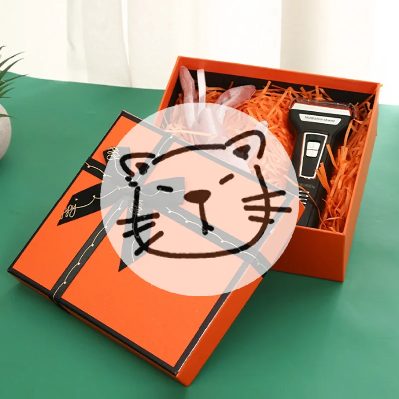 

Popular Orange Bow Gift Box Premium Gift Box Wedding Gift Box Birthday Valentine Gift Wrap Gift Box