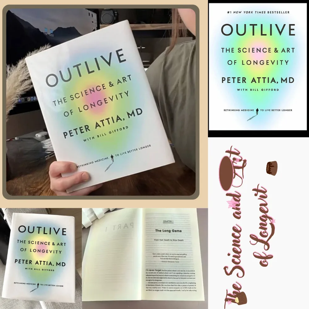 

Outlive Science Art of Longevity Peter Attias Guide to Living Longer Healthier Paperback