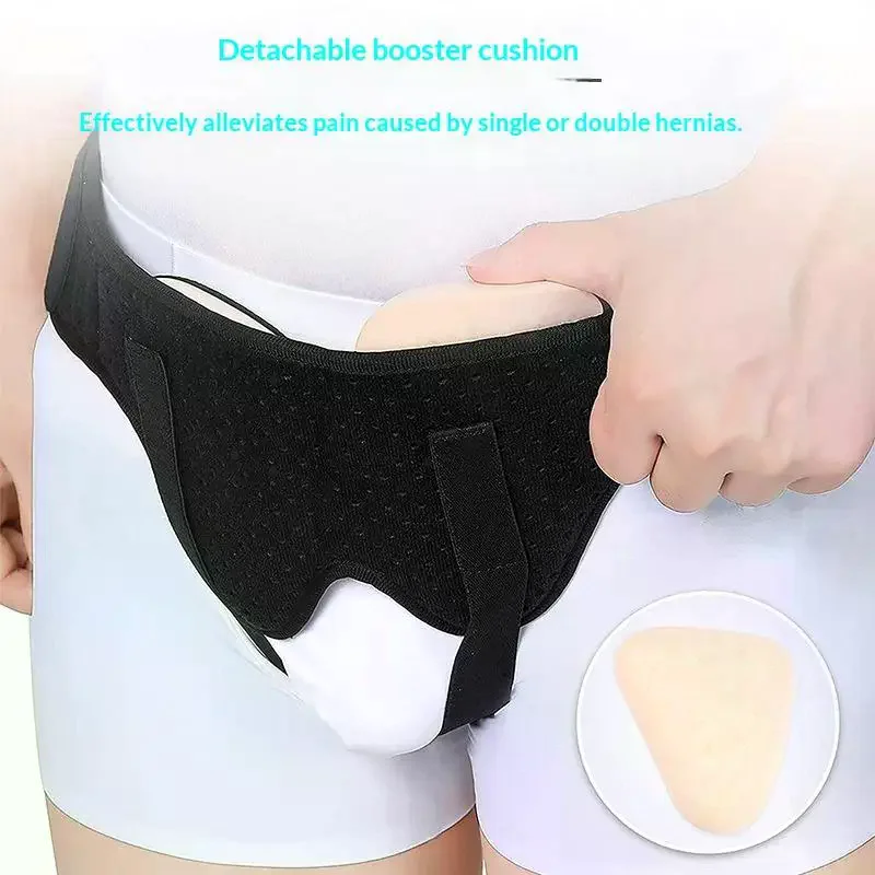 Inguinal Hernia Belt Truss Breathable Sports Hernia Support Strap For Middle-Aged And Elderly Adults Pain Relief