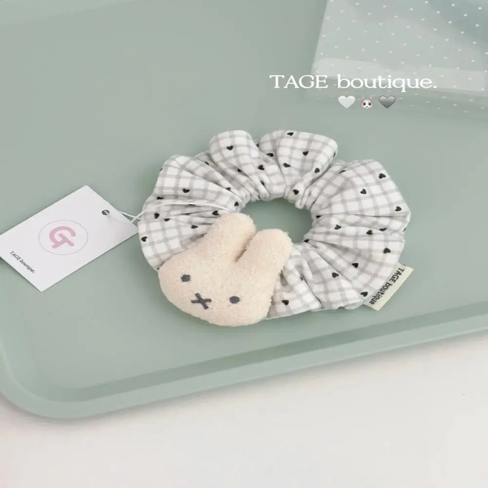 

Резинка для волос Miffy Rabbit, детская плюшевая кукла с героями мультфильмов, аниме Love, универсальная милая резинка для волос, пучок волос, креативные аксессуары для волос