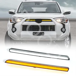 Auto Grills Led Lights Bar Fit For Toyota 4Runner 2015-2023 Front Led Drl Turn Signal Lights Raptor Grills LEd Lights Car Parts