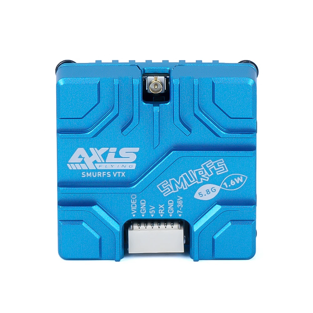 

Axisflying SMURFS VTX 1.6W Smurfs FPV Analog Video Transmitter with 5.8GHz Frequency Band For RC Drone