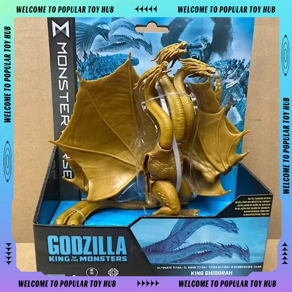 In Stock Playmates Godzila X Kong GK Figures Shimo Figura King Ghidorah Shimo Tiamat Action Figure Empire Custom Christmas Gifts