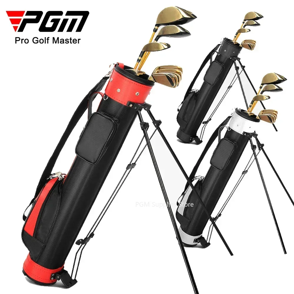 Novo pgm à prova dwaterproof água sacos de rack de golfe leve portátil saco de golfe grande capacidade durável carry pack pode conter 9 clubes cinto