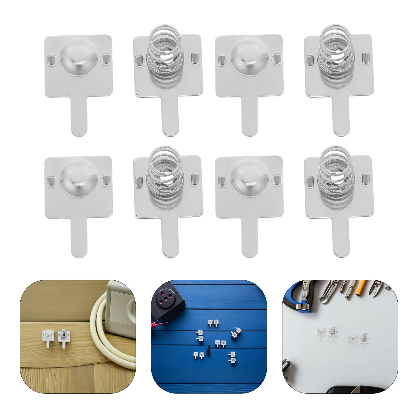 20Pcs Spring Contact Plates for Aa Batteries Nickel Plated Steel Battery Terminals Stable Conductive Spring Connectors