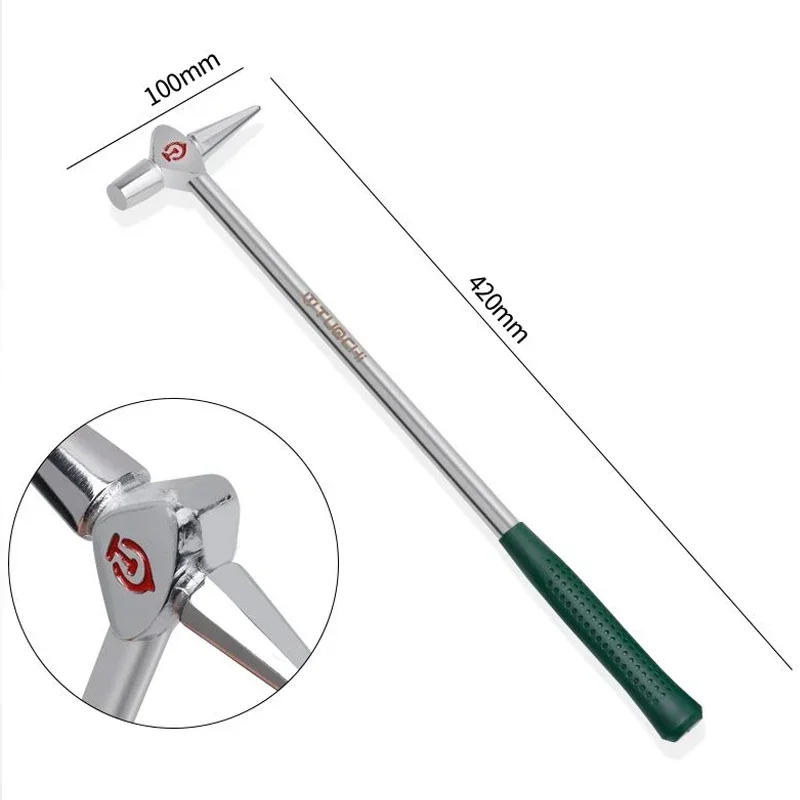 Outdoor Extended Hammer Railway Train Boiler Inspection Iron Handle Railway Inspection Safety  Escape Window Breaker Tools