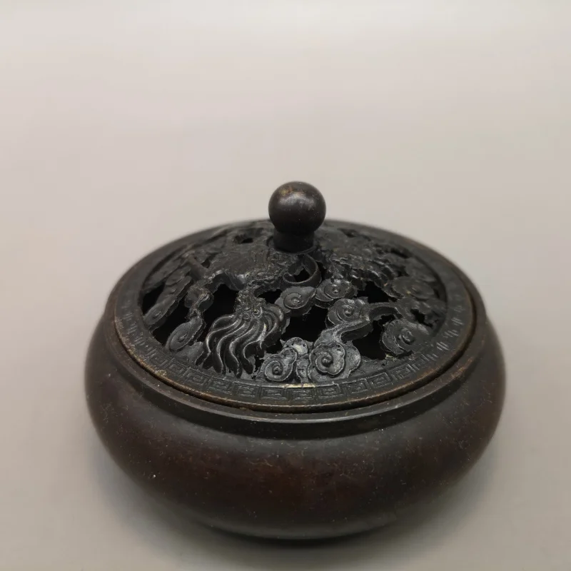 

Copper Small Incense Burner Ornament Brass Home Incense Burner Decoration Craft Collection Gift