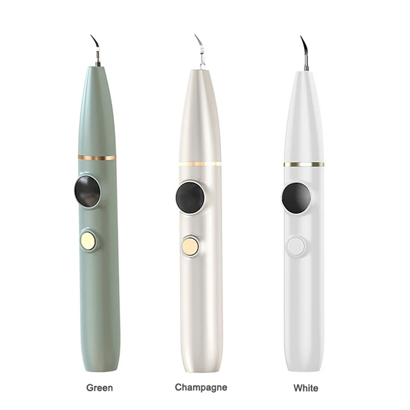 PAKISS Ultrasonic Tooth Cleaner Plaque Remover for Stain Tarter Calculus with Led 3 Adjustable Modes Safe for Adult Kids FY-B700 image 2
